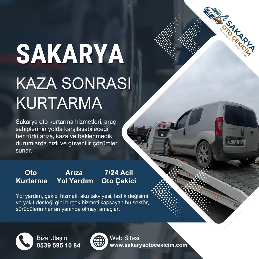 Sakarya Kaza Sonrası Oto Kurtarma